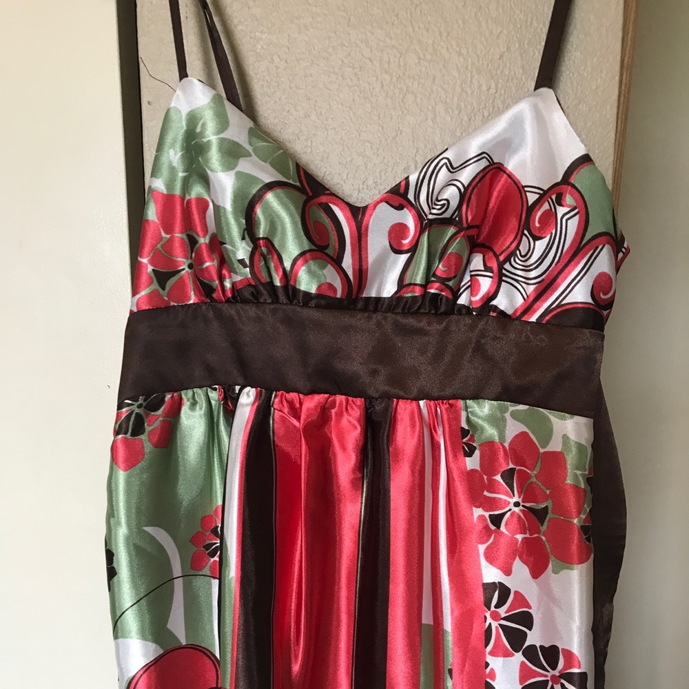 Satin fashion top